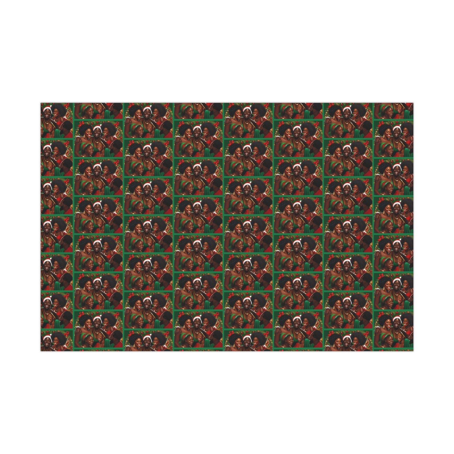 Black Holiday Joy - Gift Wrapping Paper