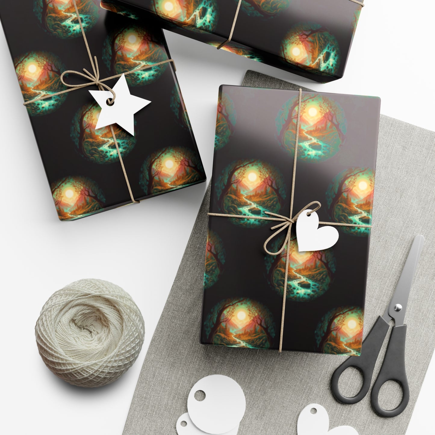 Light Beam in the Distance - Gift Wrapping Paper