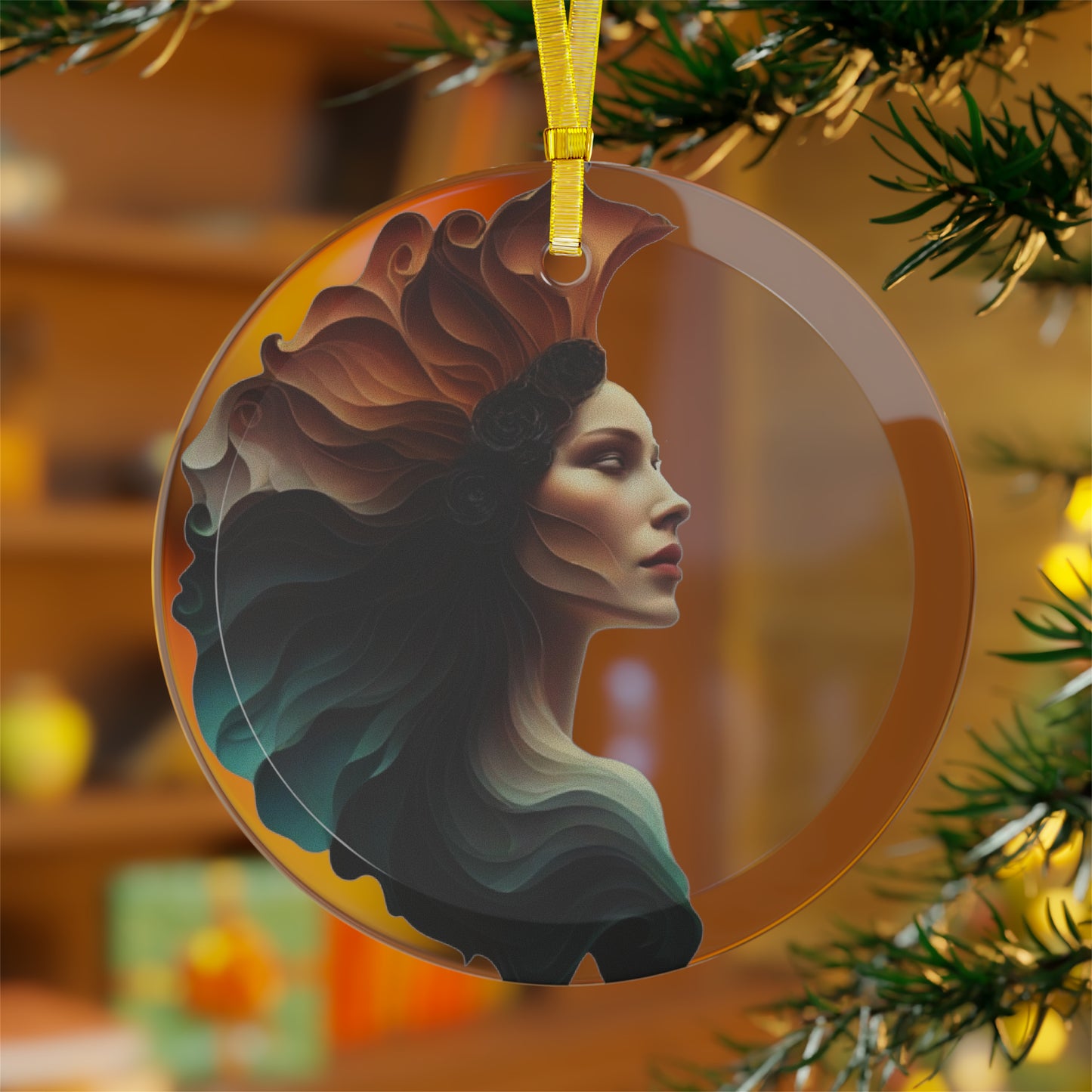 Wild Silhouette - Glass Ornaments