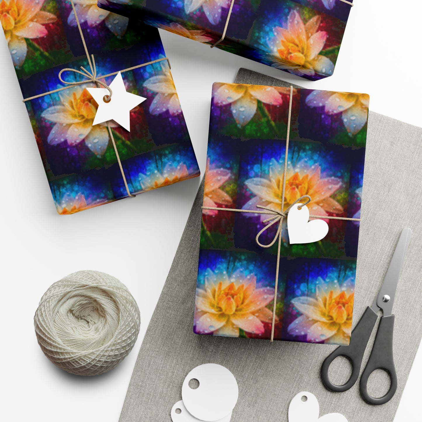 Illuminated Water Lily - Gift Wrapping Paper