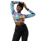 Vibrant Recycled long-sleeve crop top