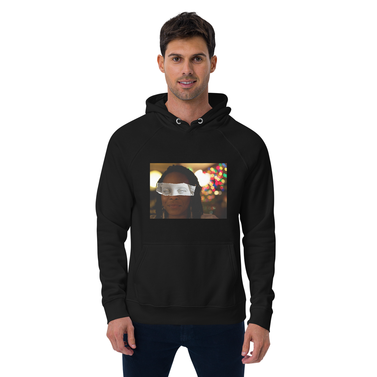 Stoney Eyes Unisex eco raglan hoodie