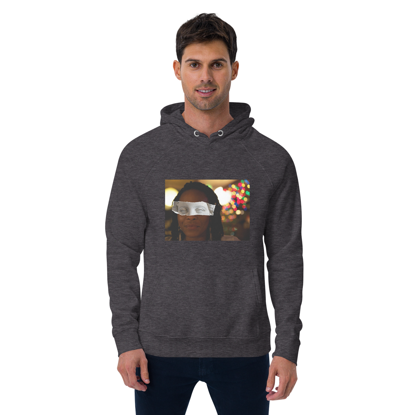 Stoney Eyes Unisex eco raglan hoodie