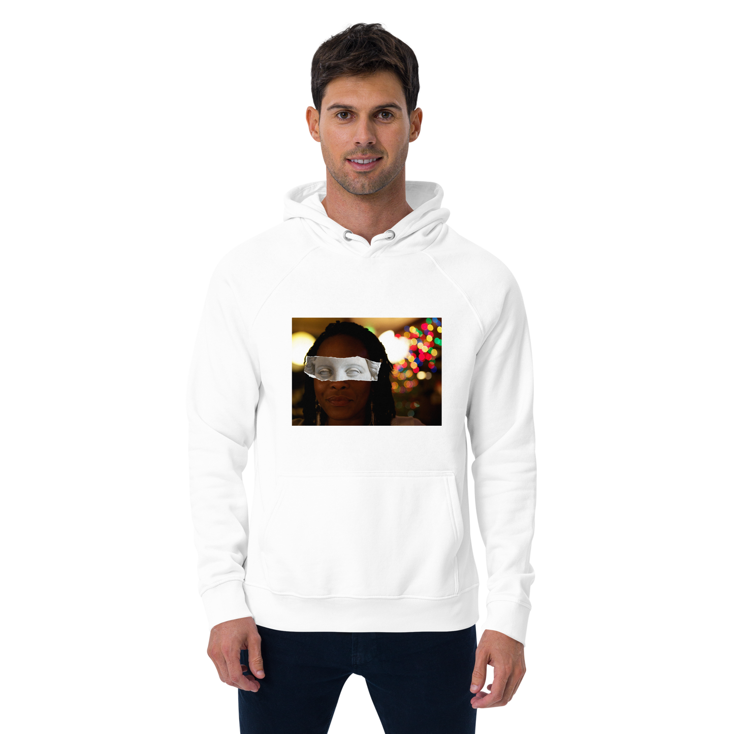 Stoney Eyes Unisex eco raglan hoodie